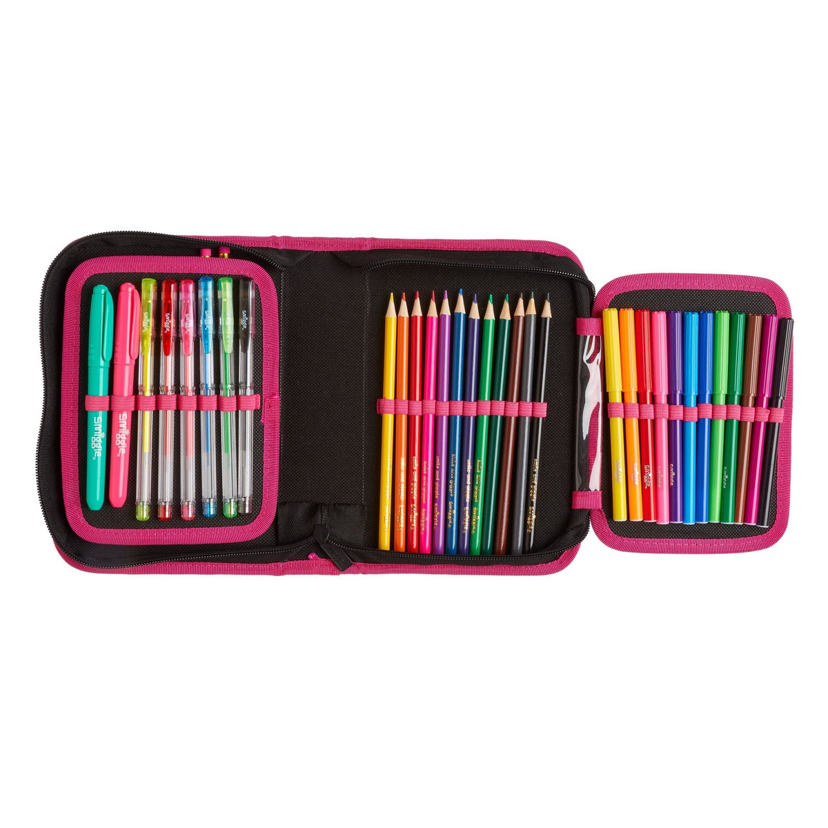 Smiggle - Hey There Boyama Kalemli ve Kalem Kutulu Kırtasiye Seti