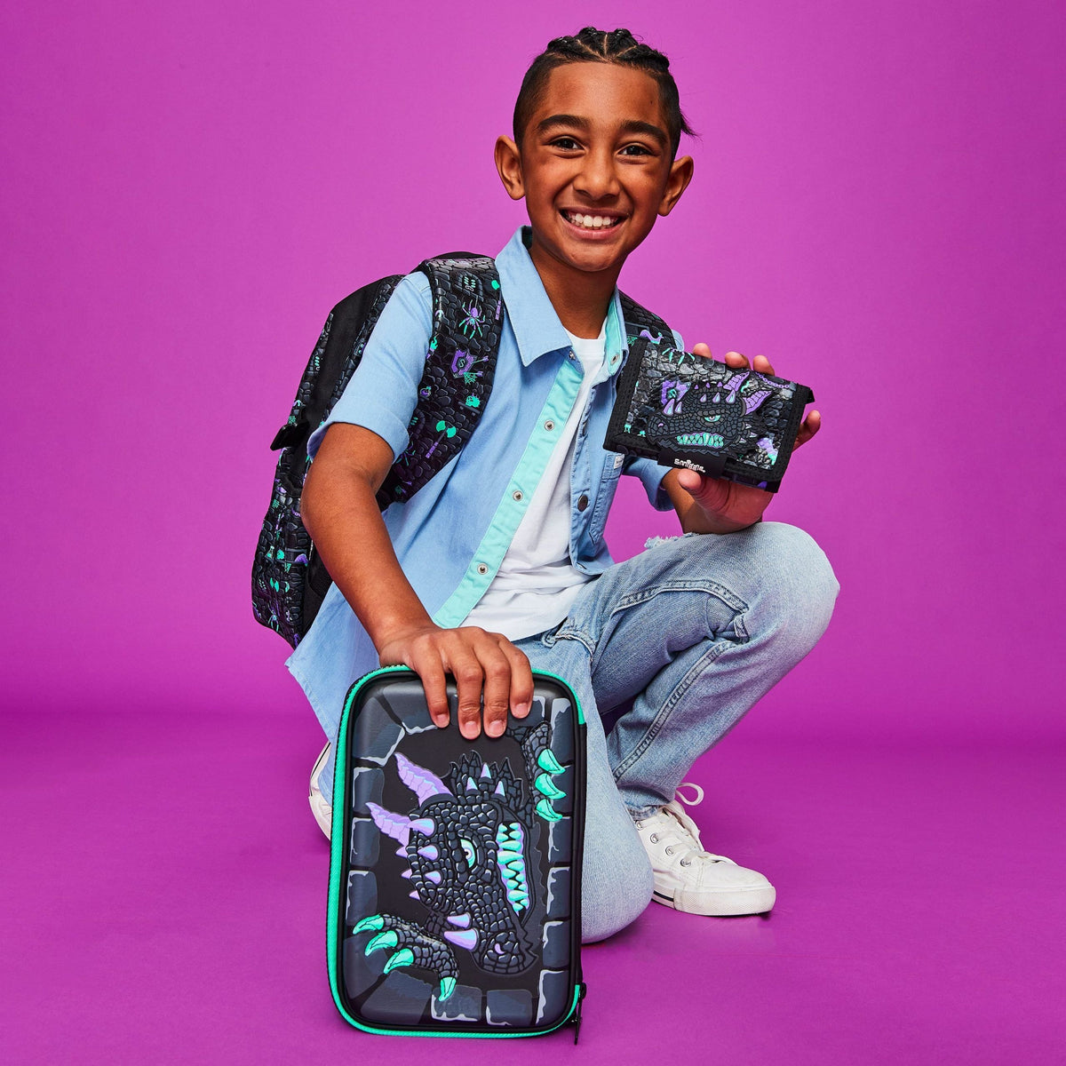 Smiggle - Hey There Hardtop Double Pencil Case
