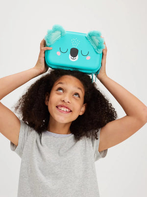 Smiggle - Hi There İki Gözlü Hardtop Kalem Kutusu