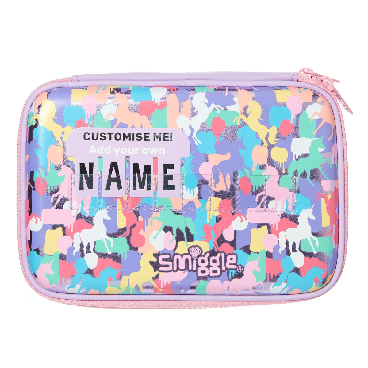 Smiggle - Illusion Hardtop Named Pencil Case