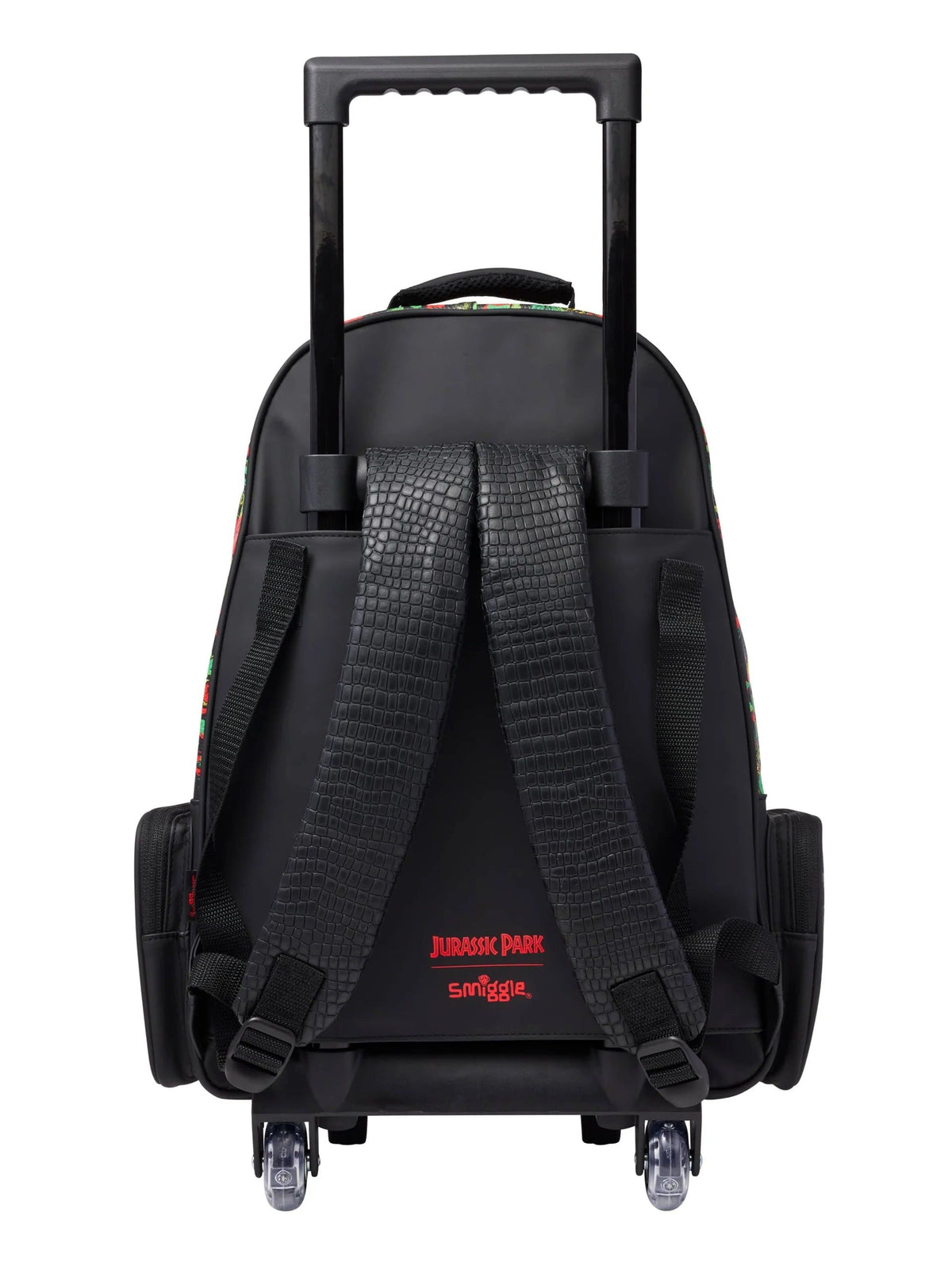 Smiggle - Jurassic Park Işıklı Tekerlekli Çekçekli Sırt Çanta