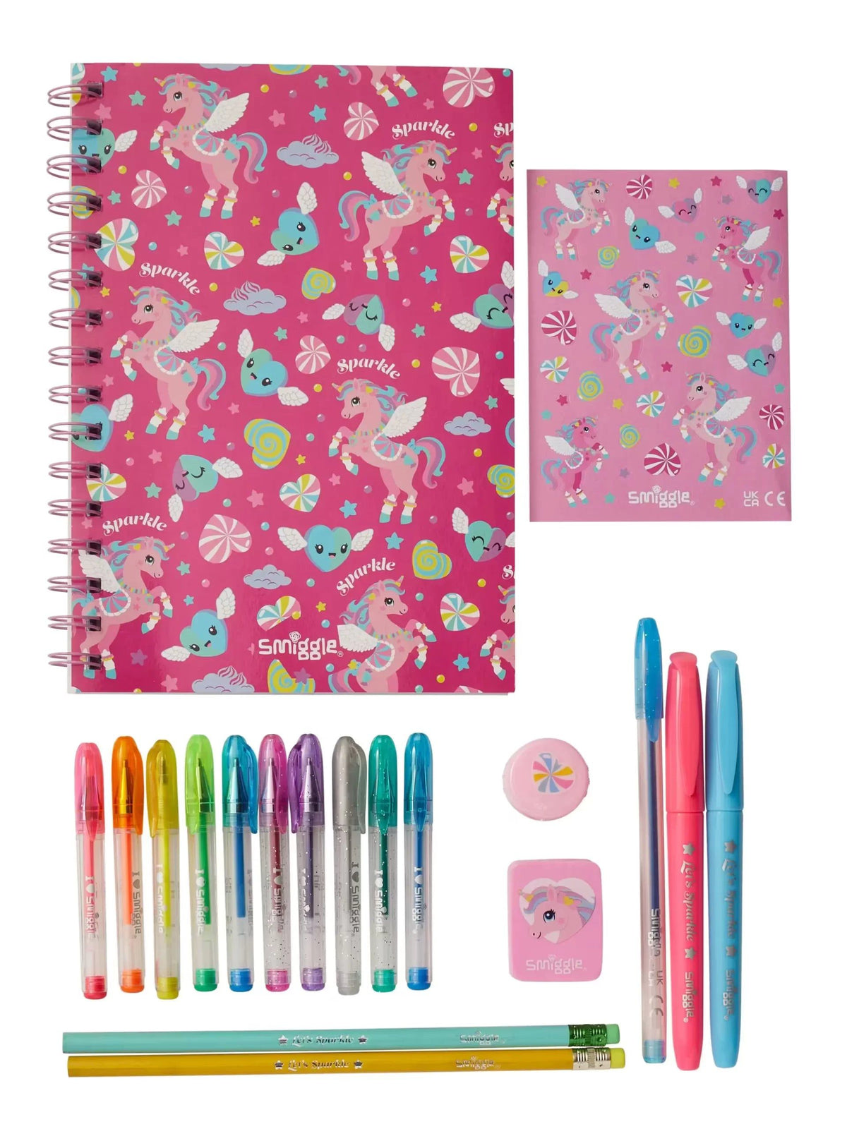 Smiggle – Duftendes A5-Notizbuch und Briefpapier-Set