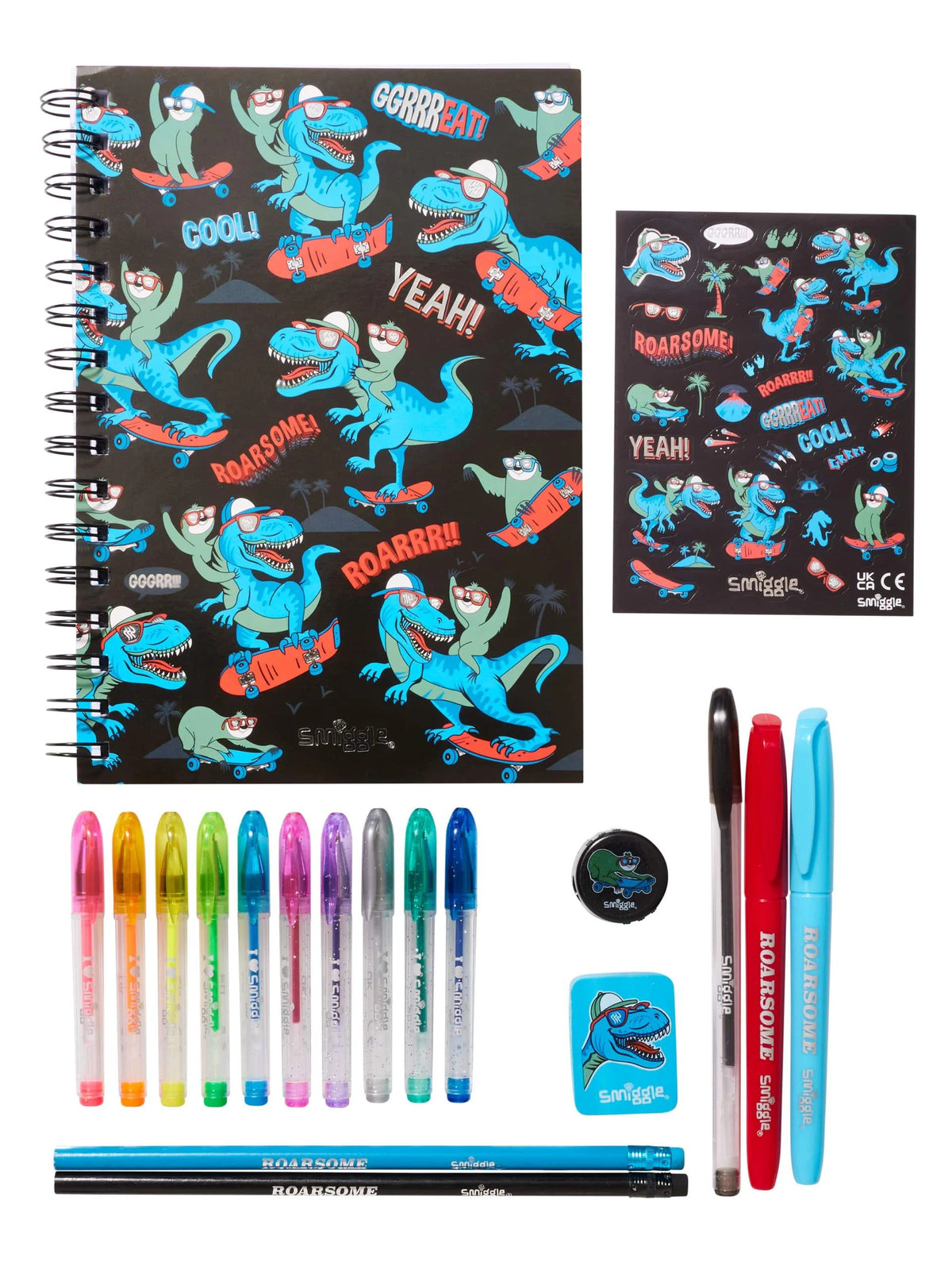 Smiggle – Duftendes A5-Notizbuch und Briefpapier-Set