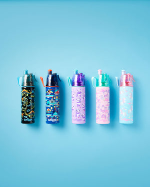 Smiggle - Livin Water Spray 500ML Steel Water Bottle