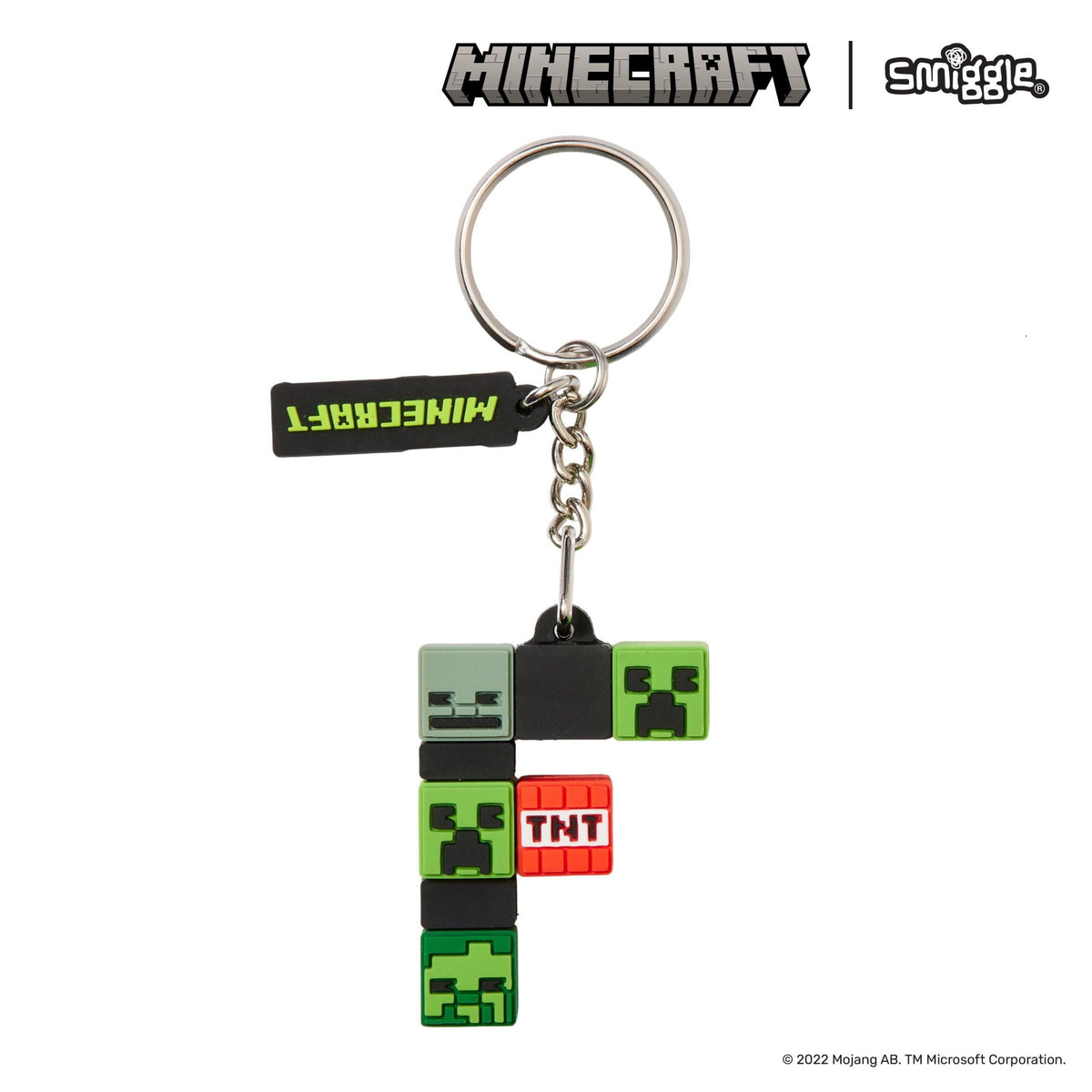 Smiggle - Minecraft Letter F Keychain