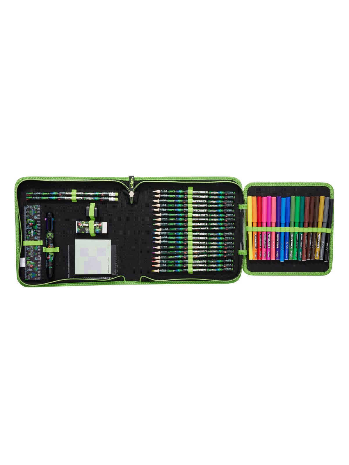 Smiggle - Minecraft Stationery Set and Pencil Case
