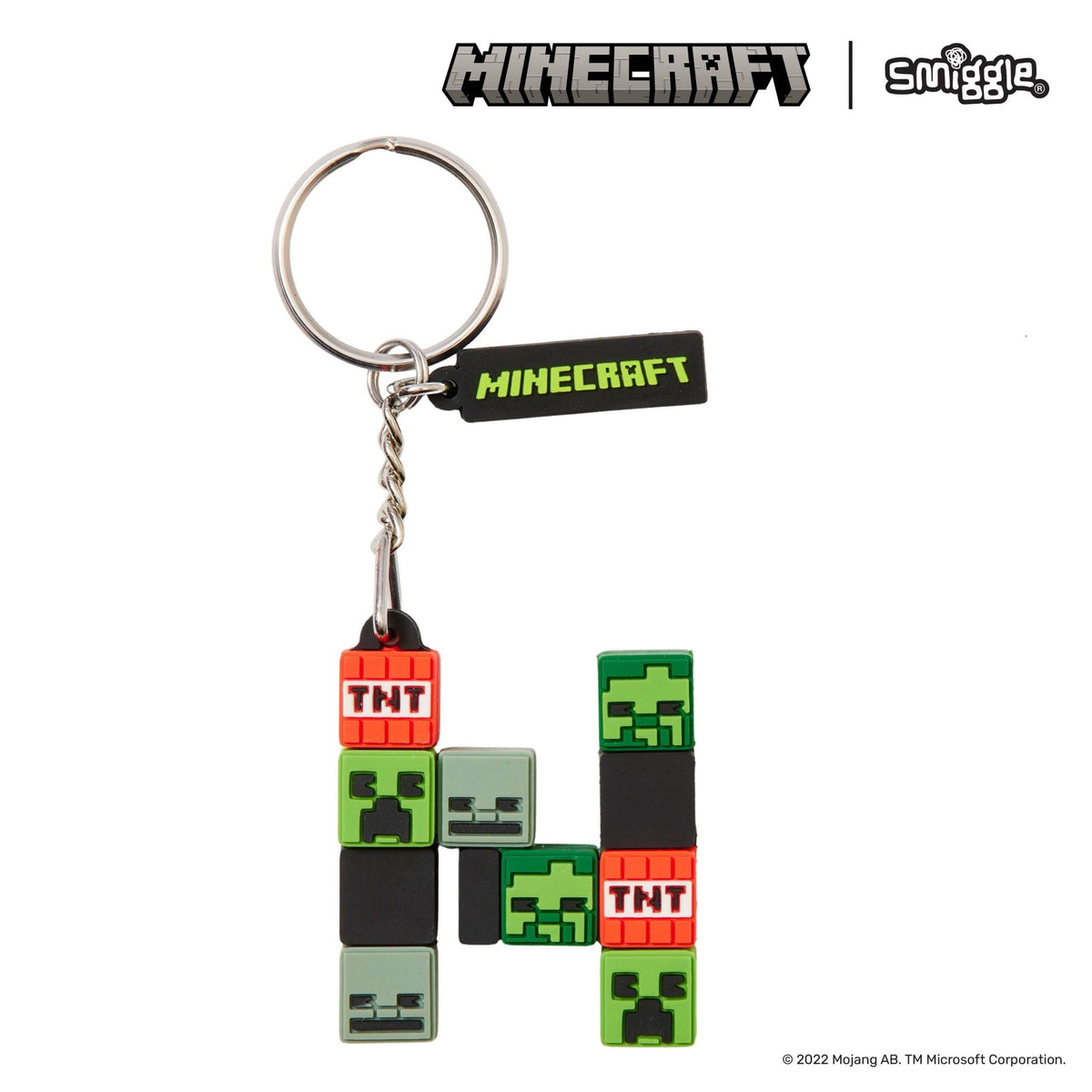 Smiggle - Minecraft Letter N Keychain