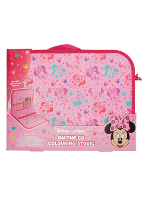 Smiggle - Minnie Mouse Çantalı Boya Seti ve Boyama Defteri