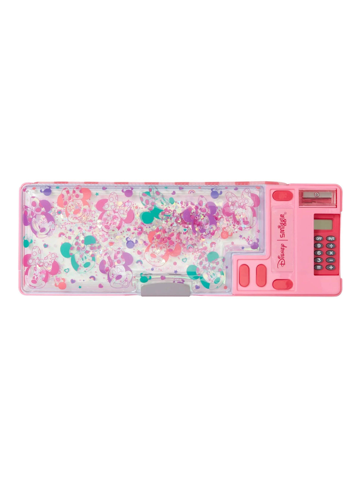 Smiggle - Minnie Mouse Automatic Pencil Case with Calculator