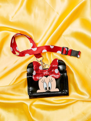 Smiggle - Minnie Mouse Karakterli İpli Cüzdan