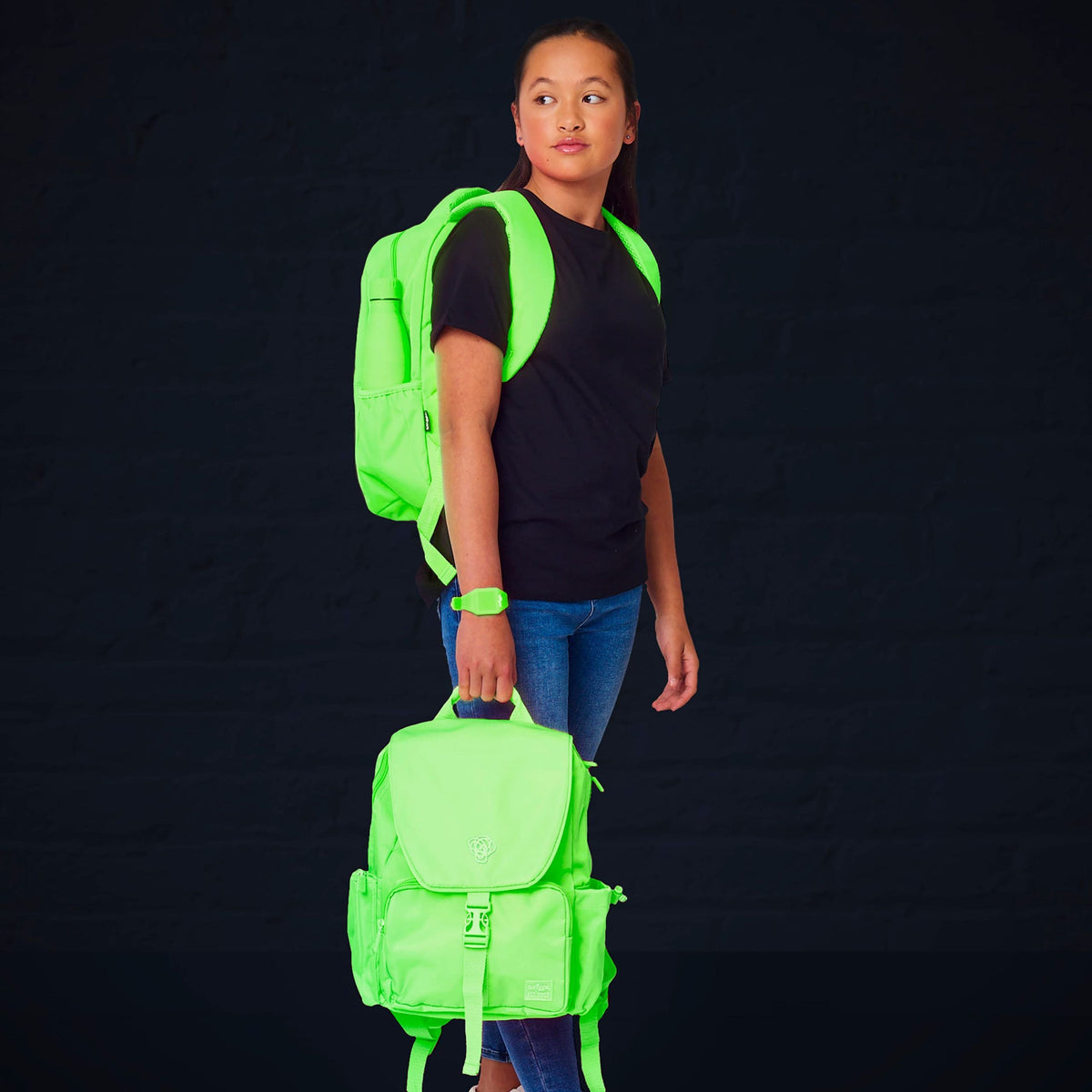 Smiggle - Neon Büyük Sırt Çantası