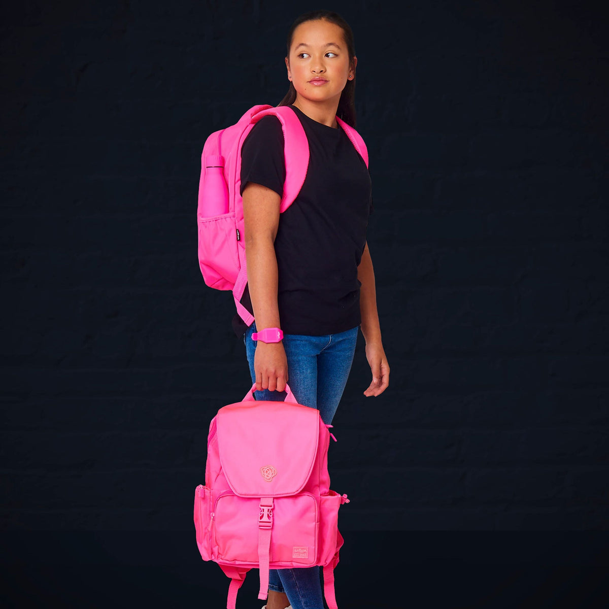 Smiggle - Neon Büyük Sırt Çantası