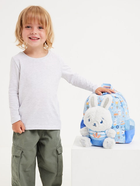 Smiggle - Out & About Çıkarılabilir Oyuncaklı Kreş Okul Sırt Çantası