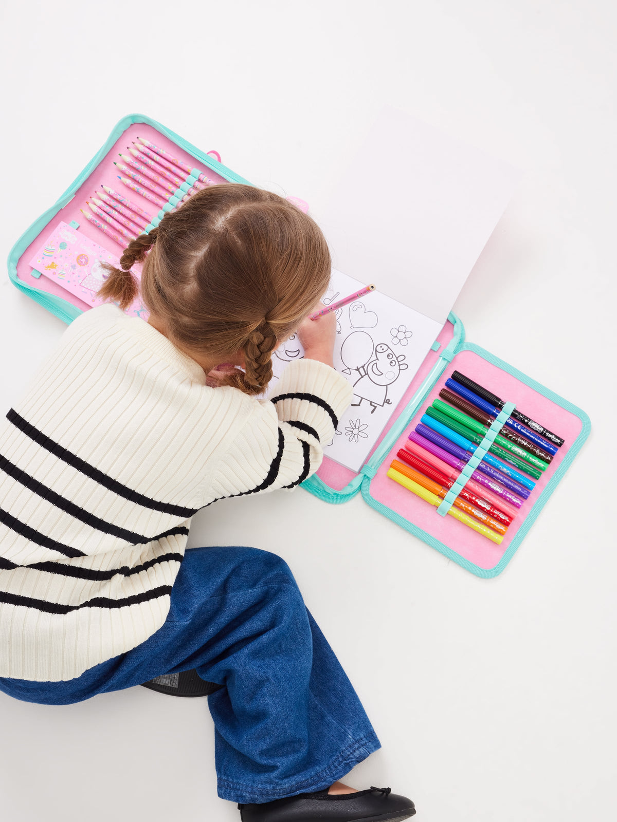 Smiggle - Peppa Pig Kalem Kutusu ve Kırtasiye Seti