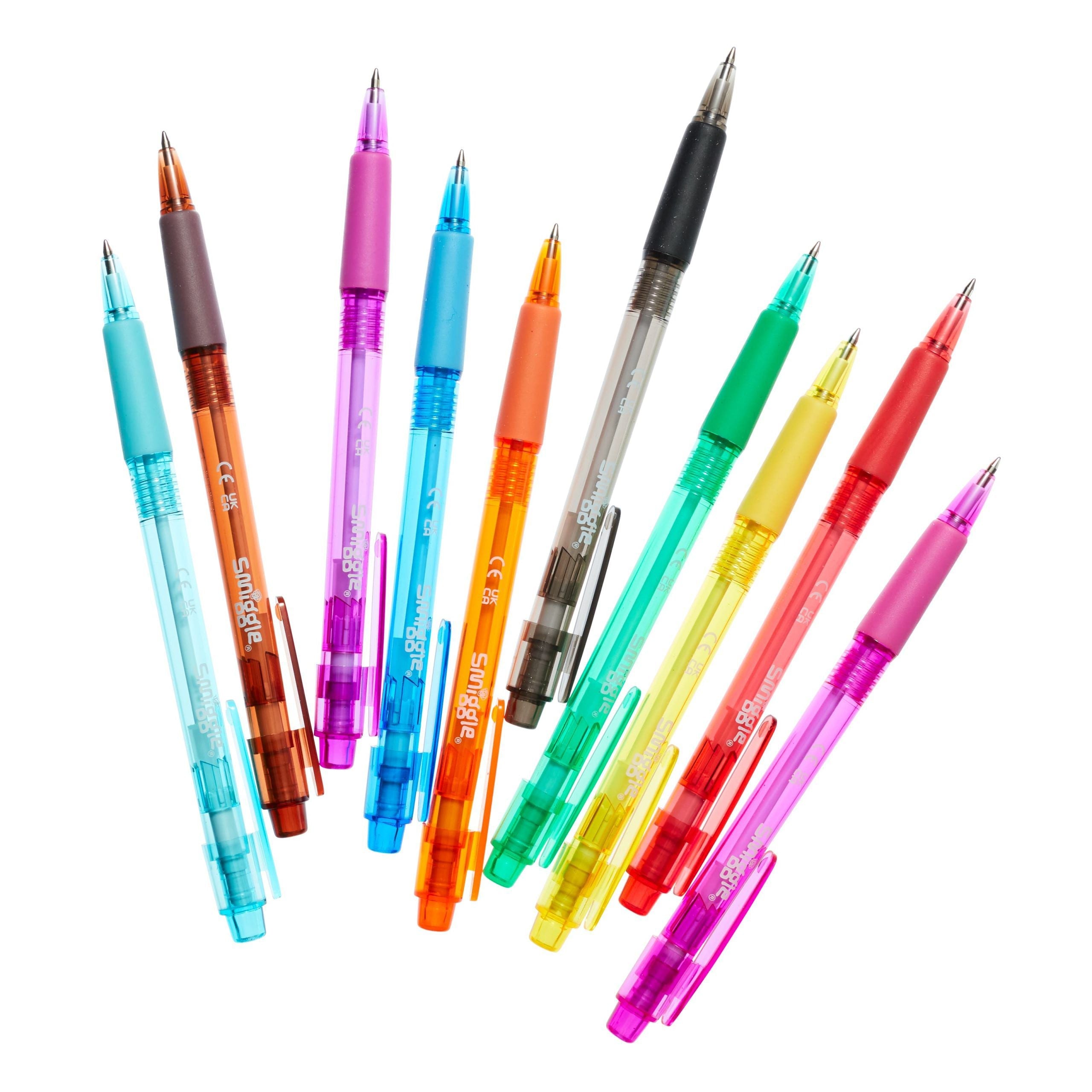 Smiggle - Renkli Pop Tükenmez Kokulu Kalemler X10
