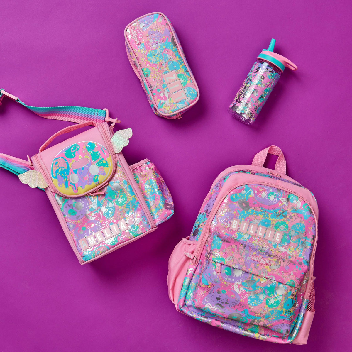 Smiggle - Sky Hi Junior Name Badge Backpack