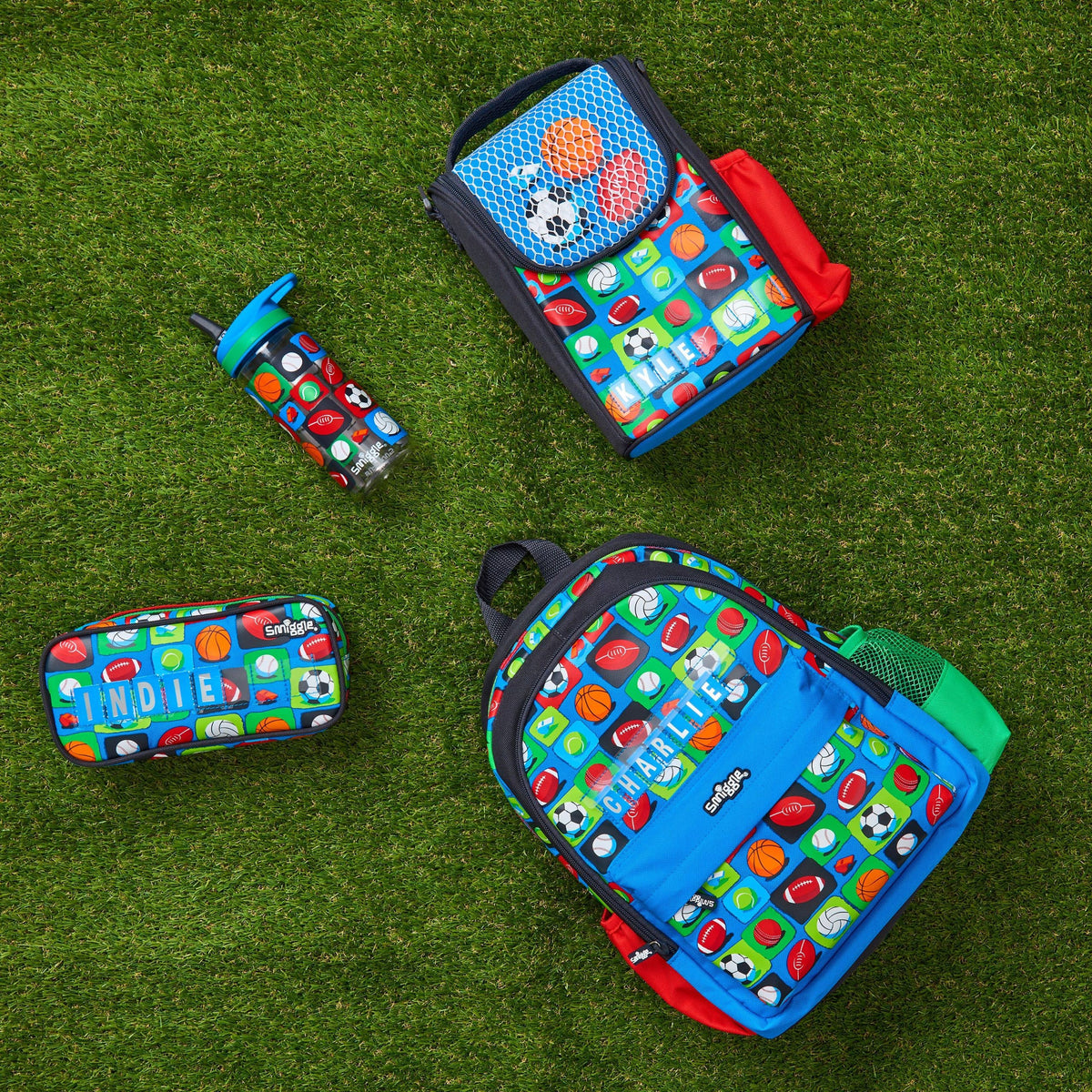 Smiggle - Sky Hi Junior Single Compartment Pencil Case with Name Plate