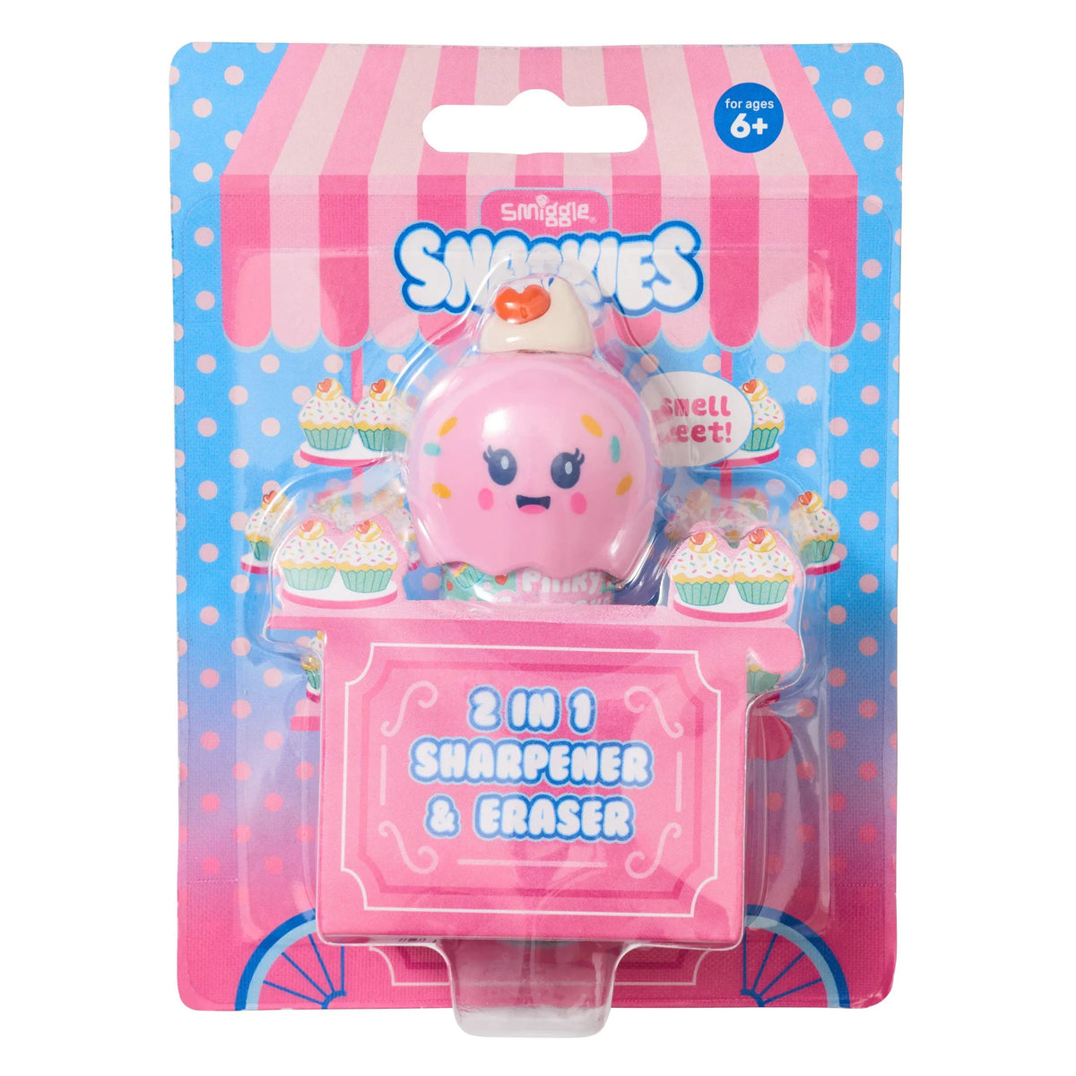 Smiggle - Snackies 2'si 1 Arada Silgi ve Kalemtraş