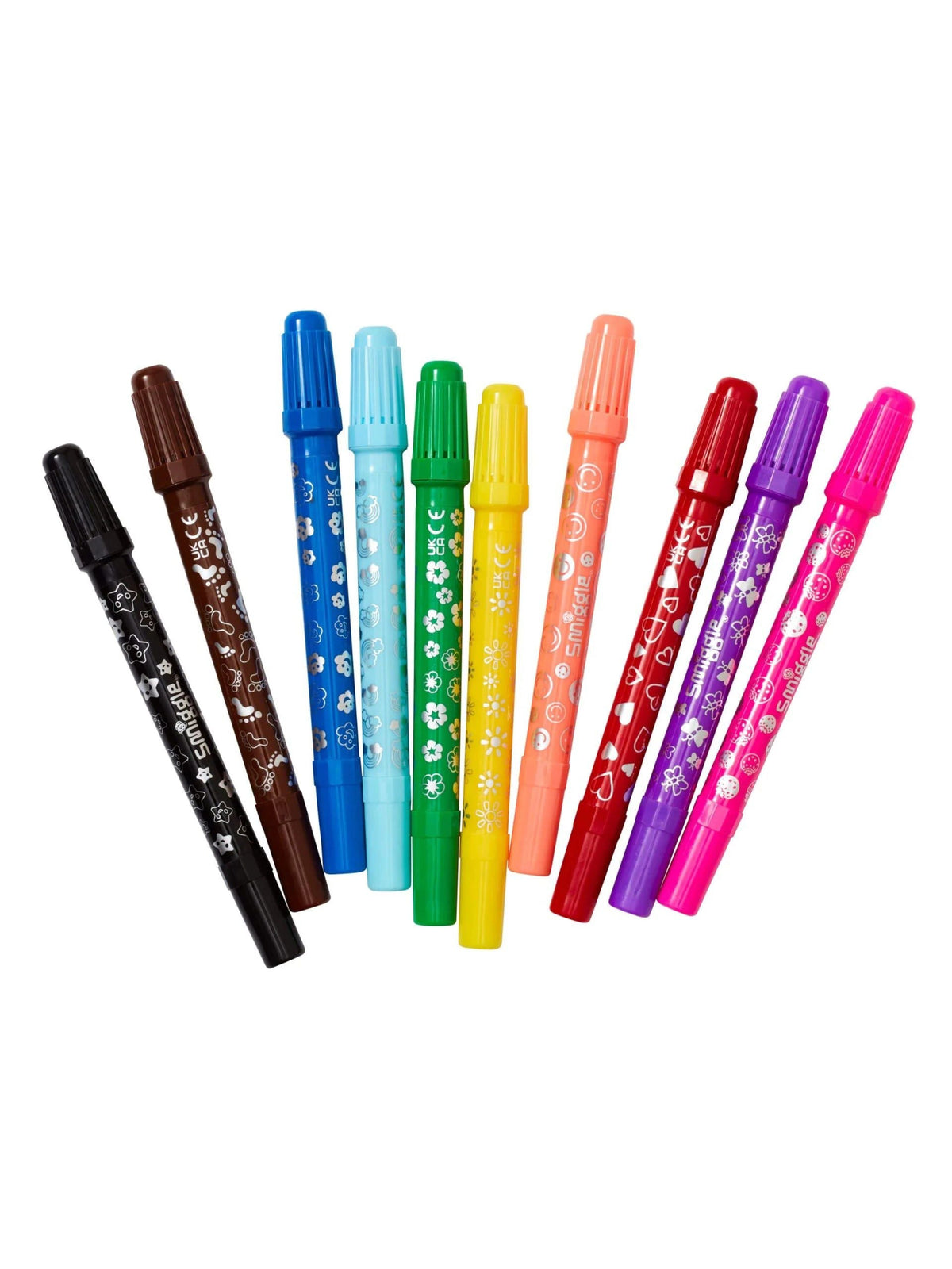 Smiggle - Stamper Kokulu Highlighter İşaretleyici Kalem Seti X10