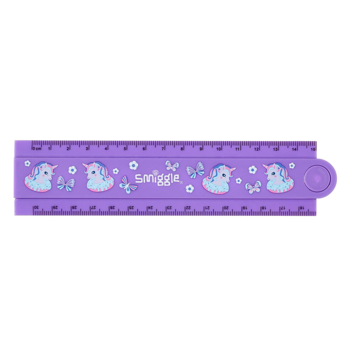 Smiggle - Unicorn Katlama ve Şekil Verme Cetveli