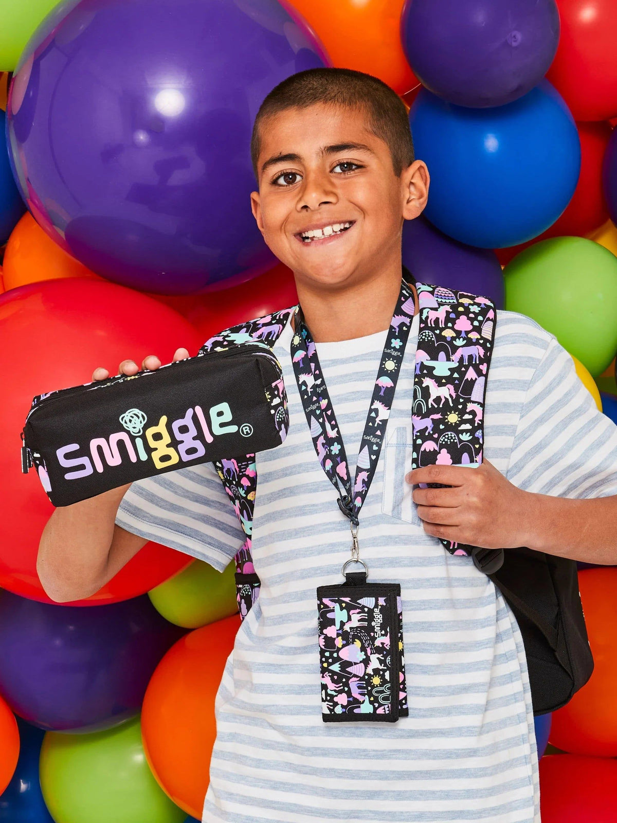 Smiggle - Vibin Two Compartment Classic Pencil Case