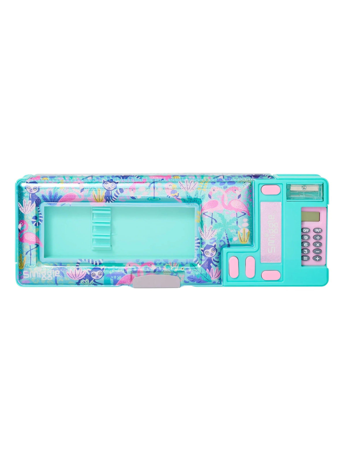 Smiggle – Automatisches Federmäppchen Poput mit Wild-Side-Rechner