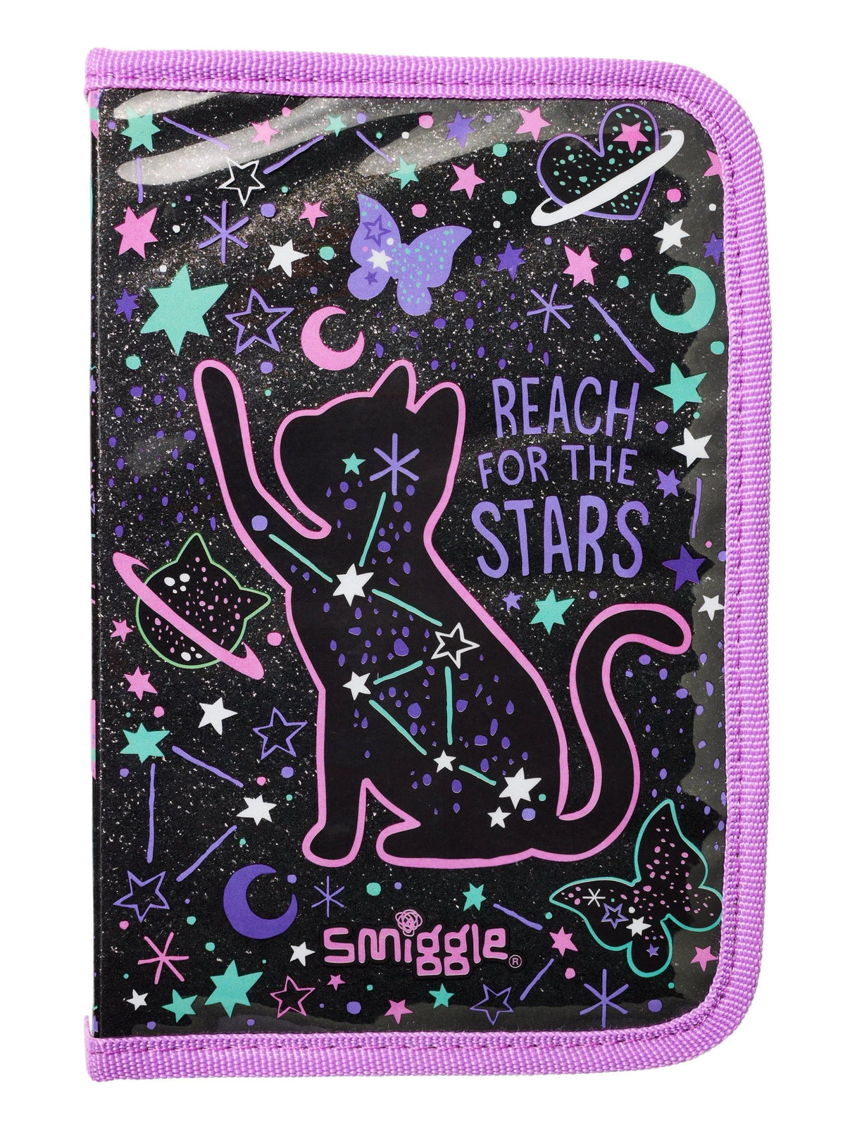 Smiggle - Wild Side Unicorn Pencil Case and Stationery Set