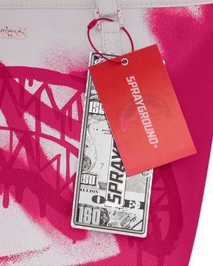 Sprayground - Storm Pembe Beyaz Tote Omuz Çantası