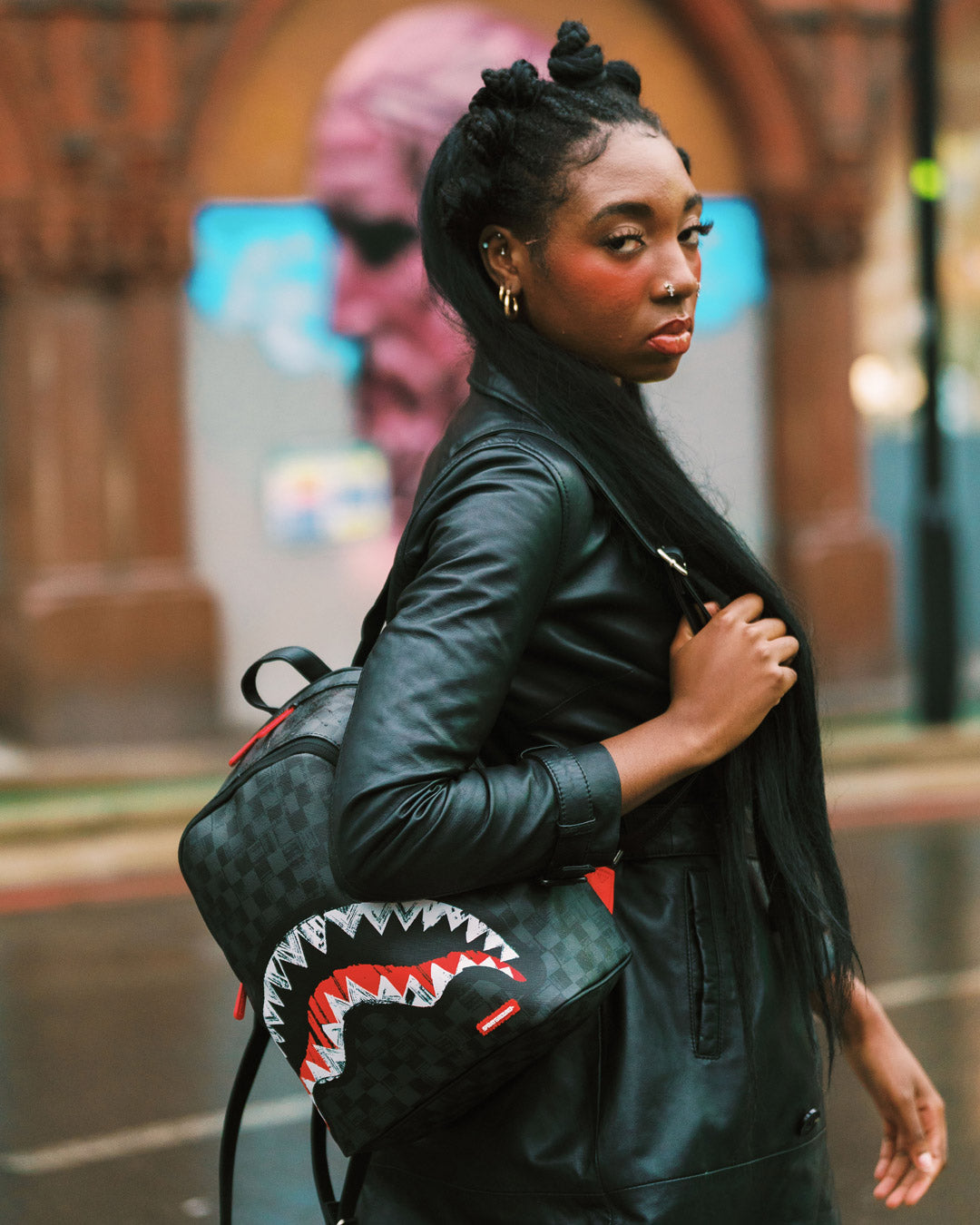 Sprayground - Midnight Shadow Savage Mini Sırt Çantası
