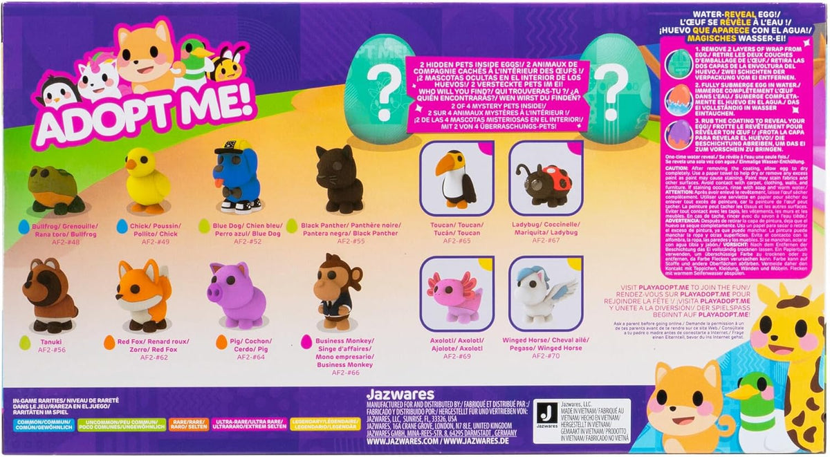 Squishmallows - Adopt Me! Serie 2 10er Pack Mystery Haustier Spielfiguren