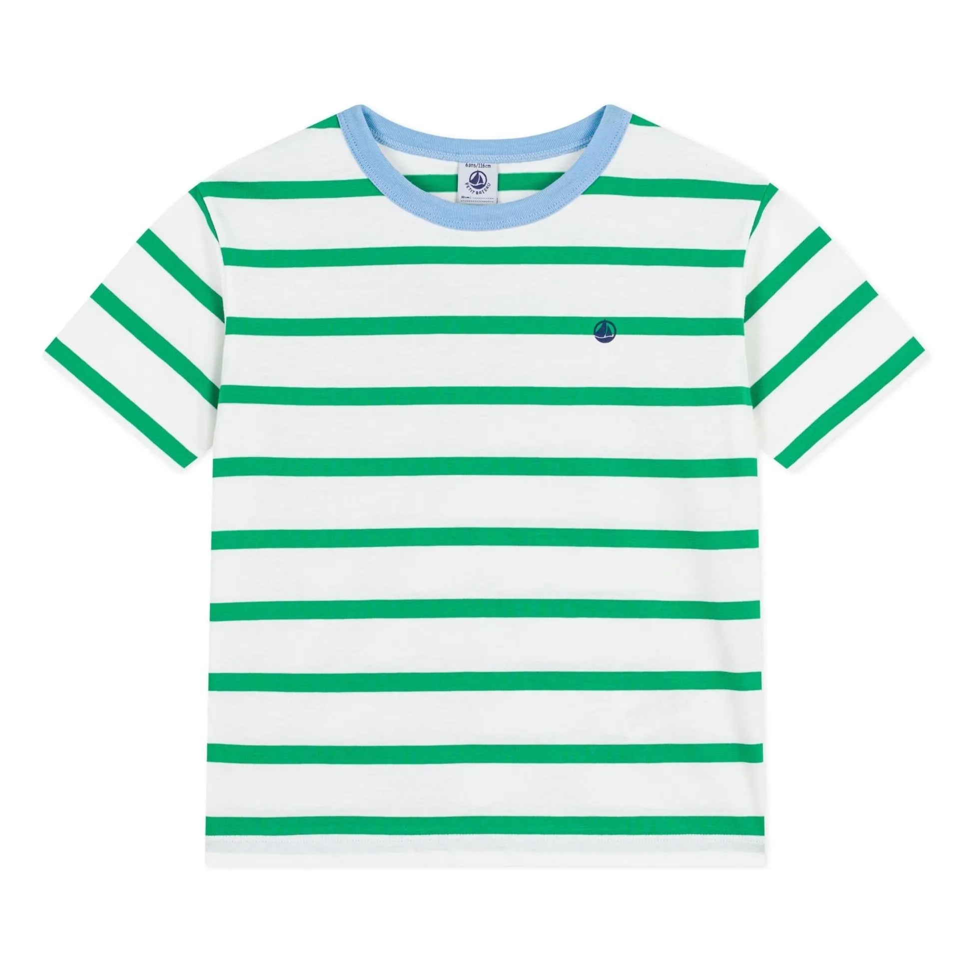 Petit Bateau - Çizgili Tişört | Yeşil