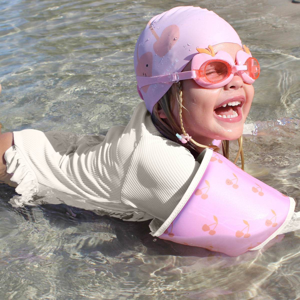 Sunnylife - Kids Swimming Inflatable Armbands Cherry