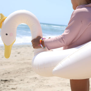 Sunnylife - Princess Swan Kids Inflatable Swim Ring for Sea and Pool