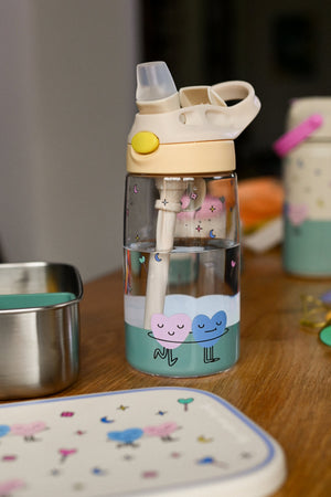 The Cotton Cloud - Dancing Hearts 480ML Tritan Gizli Pipetli Suluk