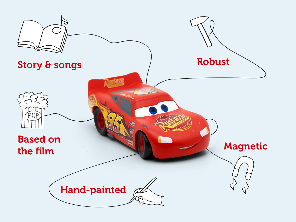 Tonies - Disney Pixar Cars İngilizce Hikaye ve Şarkı Sesli Figürü