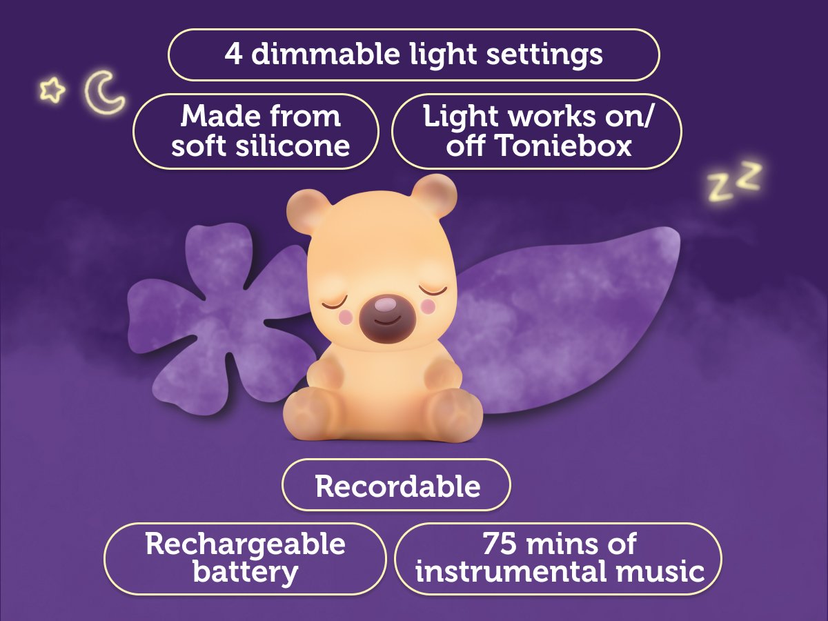 Tonies - My Sleeping Bear Friend with Night Light English Sleep Sound Figure