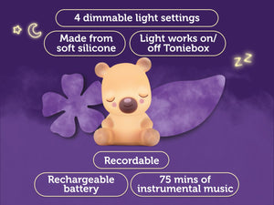 Tonies - My Sleeping Bear Friend with Night Light English Sleep Sound Figure