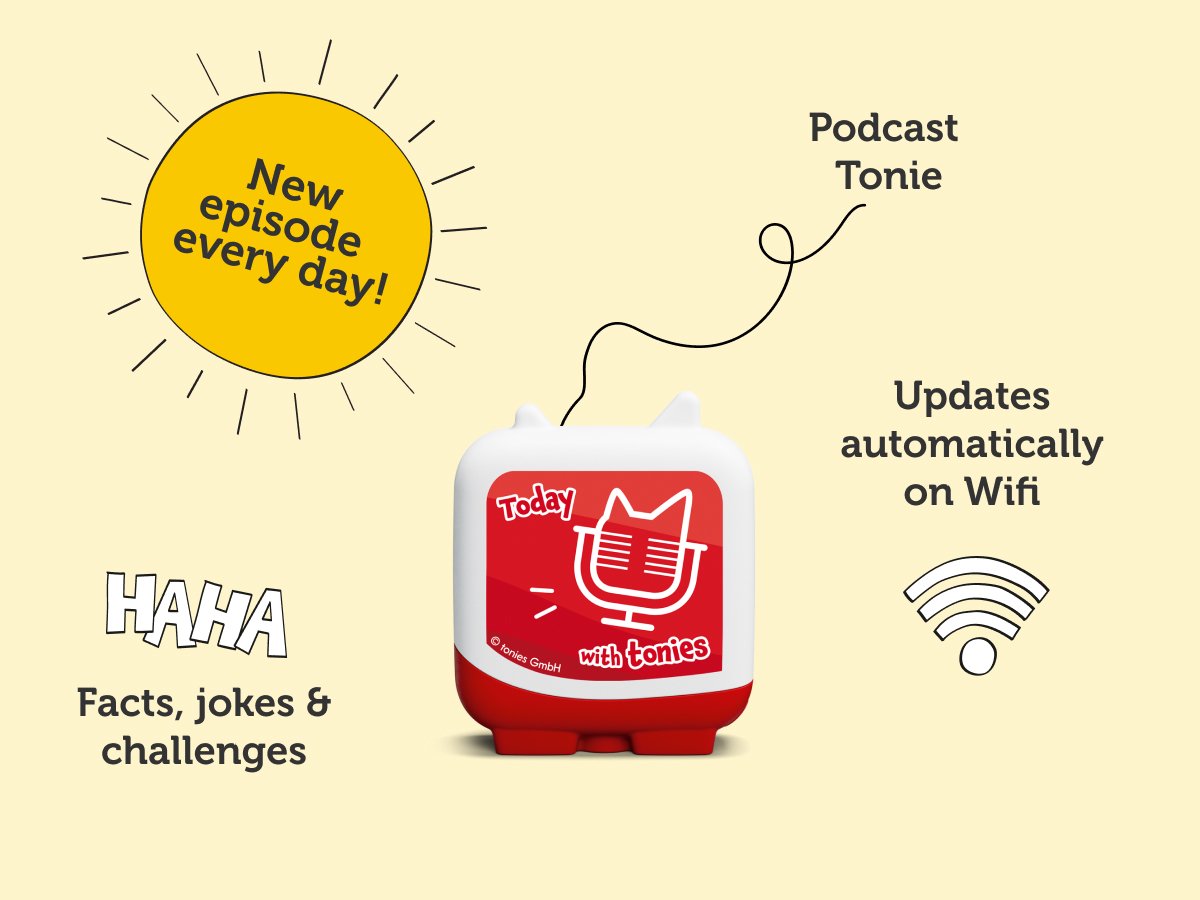 Tonies -  İngilizce Günlük Yenilenen Podcast Figürü