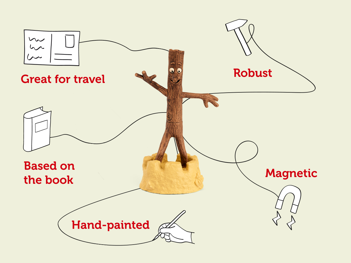 Tonies - Julia Donaldson Stick Man İngilizce Hikaye ve Şarkı  Sesli Figür