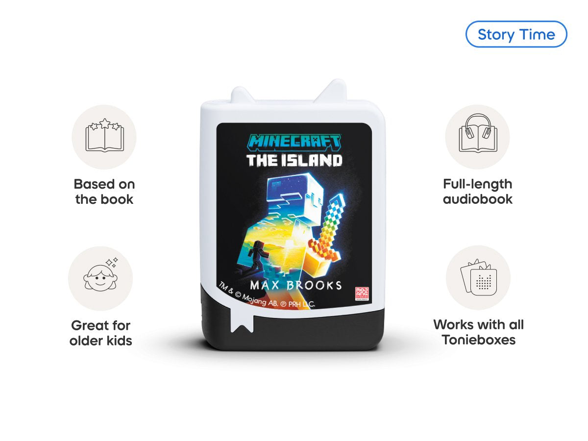 Tonies - Figura de audio en inglés de Max Brooks Minecraft Island