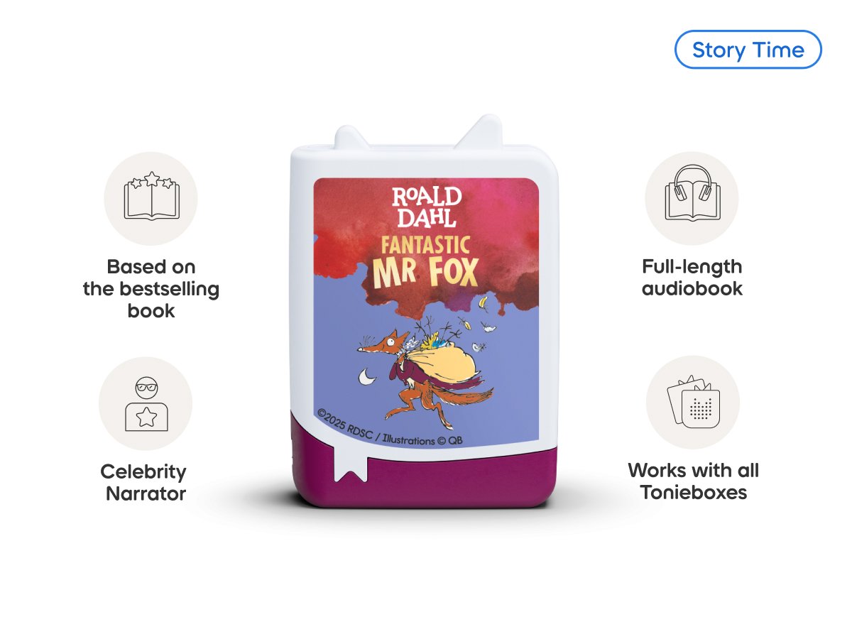 Tonies - Roald Dahl Fantastik Bay Tilki İngilizce Sesli Figürü