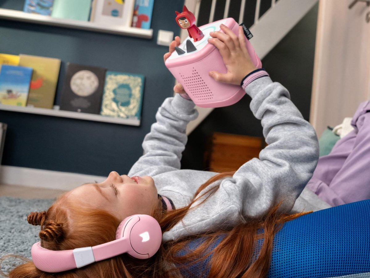 Tonies - Toniebox 2 Bluetooth Cloud Pink Foldable Kids Headphones