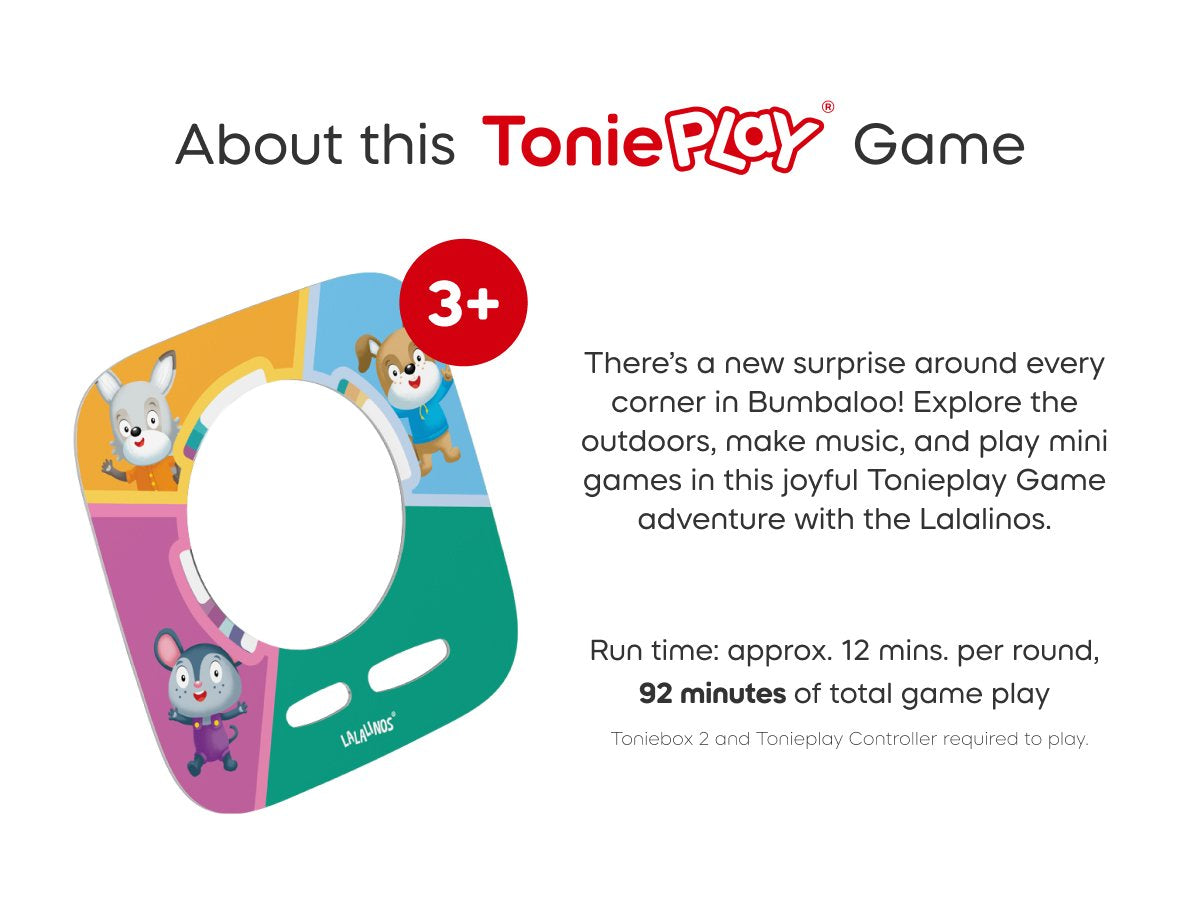 Tonies - Tonieplay Lalalinos: Your Day in Bumbaloo! English Toniebox 2 Games