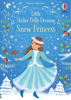 Usborn - Little Sticker Dolly Dressing Snow Princess Story Book