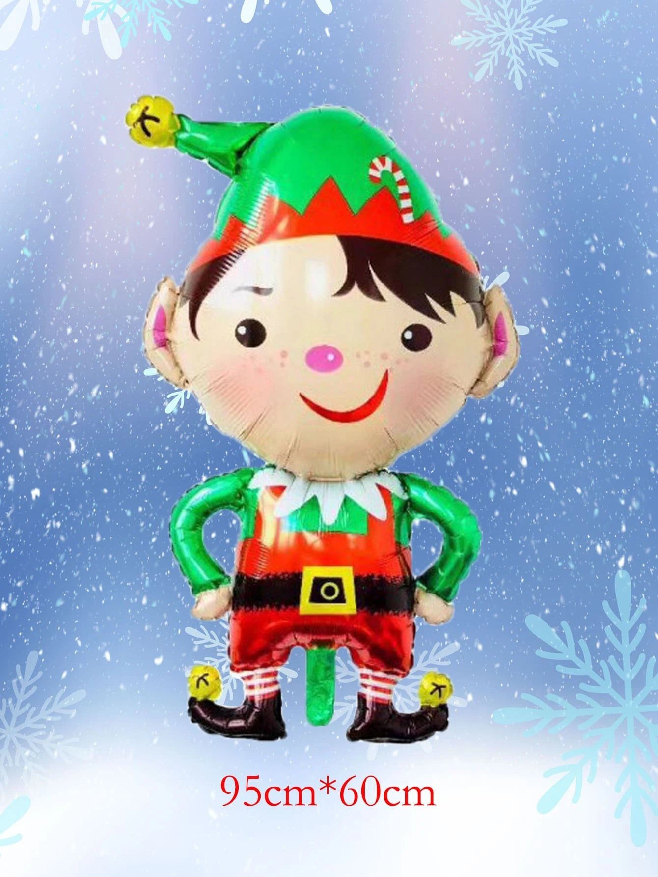 Yılbaşı - Noel Yeni Yıl Cini Büyük Boy 95CM Dekoratif Balonu